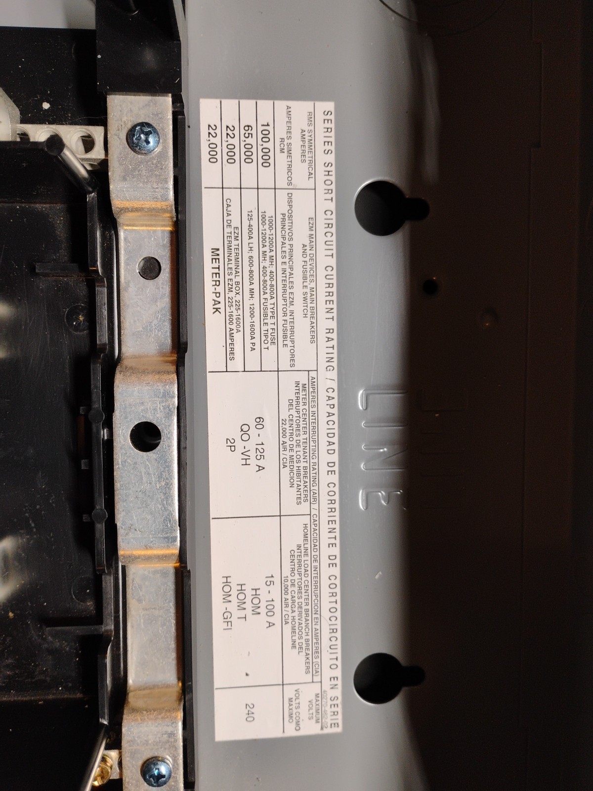 Square D Box And Cover Homeline Load Center 240v 15 – 100A Electric Panel