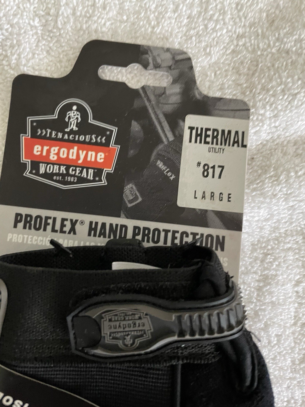 Ergodyne ProFlex 817 Thermal Utility Work Gloves, Work Gloves L Black