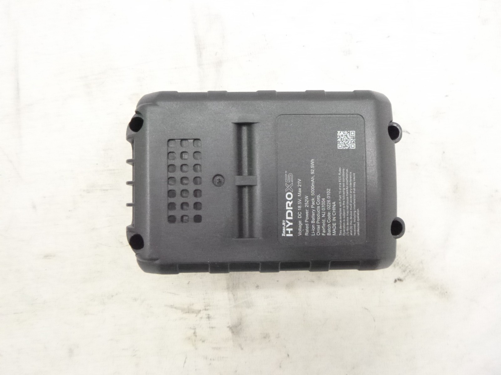 Turbo Jet HydroX5 5000mAh 21V Lithium-Ion Rechargeable Battery IMR18650