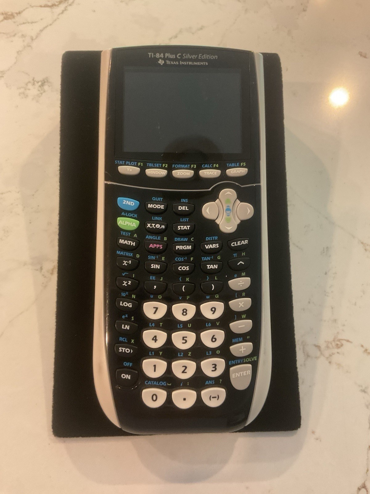 texas instruments ti-84 plus C Edition ( Not Tested Needs Cord..clean)