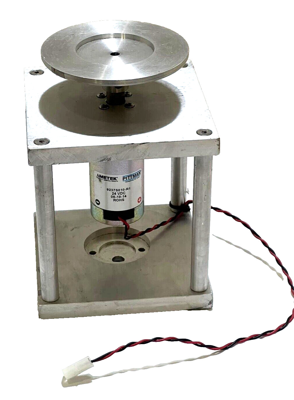 AMETEK PITTMAN 9237S010-R1 34 VDC 06-19-14 WITH STEND GOOD USED.