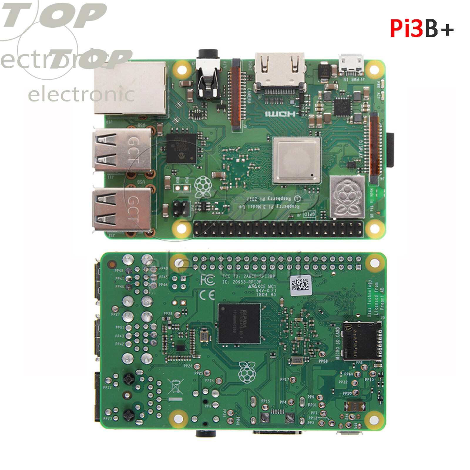 Raspberry Pi 3 Model B Plus 1.4GHz Quad Core 64Bit 1GB RAM (2018 Model)