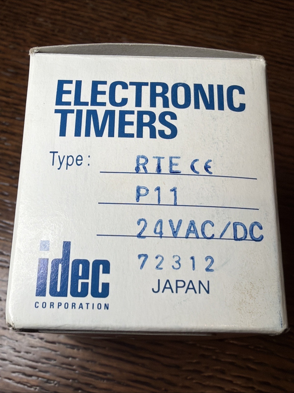 IDEC RTE-P11 120 V AC 10 A 0-10 Minutes Off-Delay PLC Electronic Timer Module