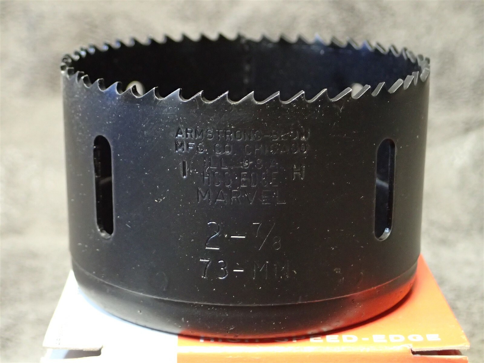 #46 Marvel Armstrong Blum 2-7/8″ Hole Saw, 1-3/4″ Cutting Depth, HSS Tooth Edge