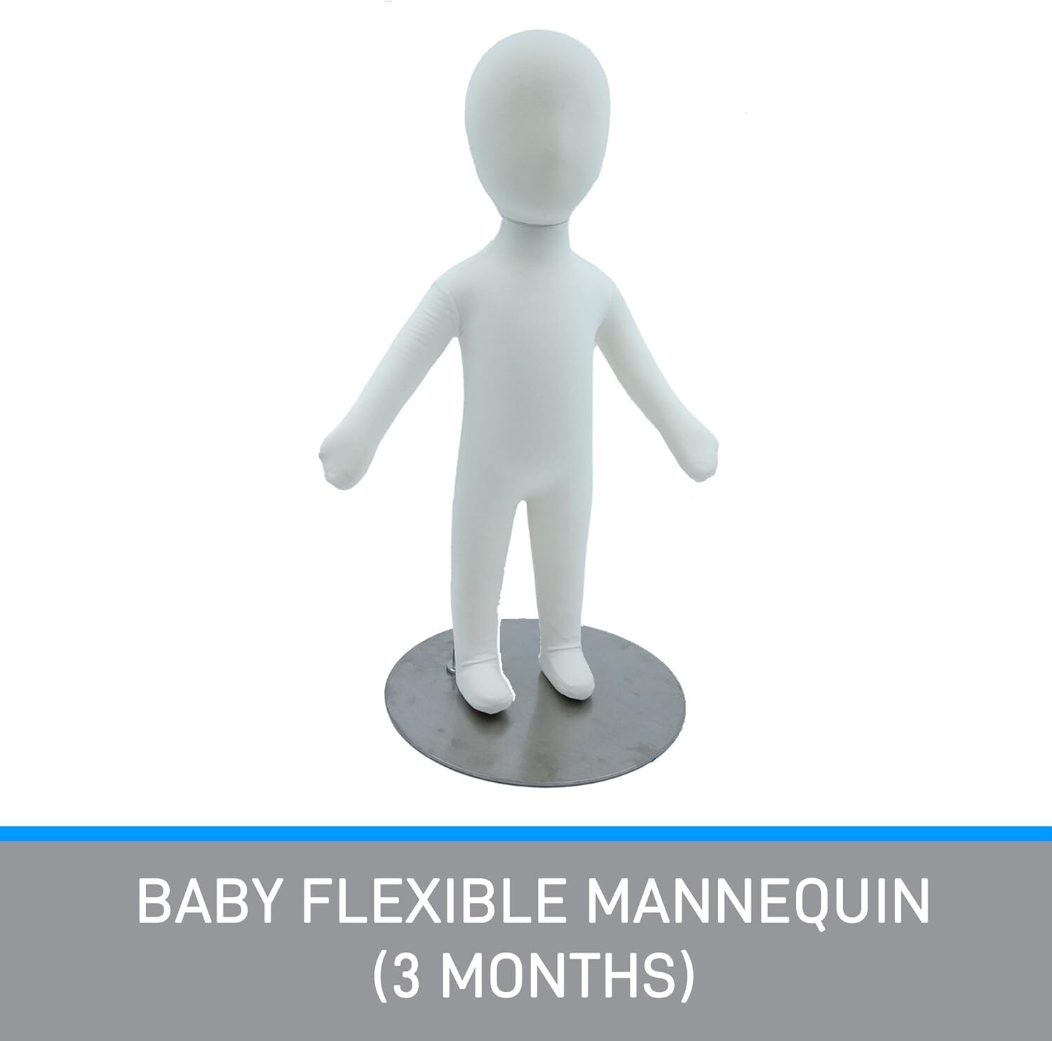 Flexible 3 Month Old Baby Mannequin Boy Girl Unisex Form Retail Bendable 24 ½» T