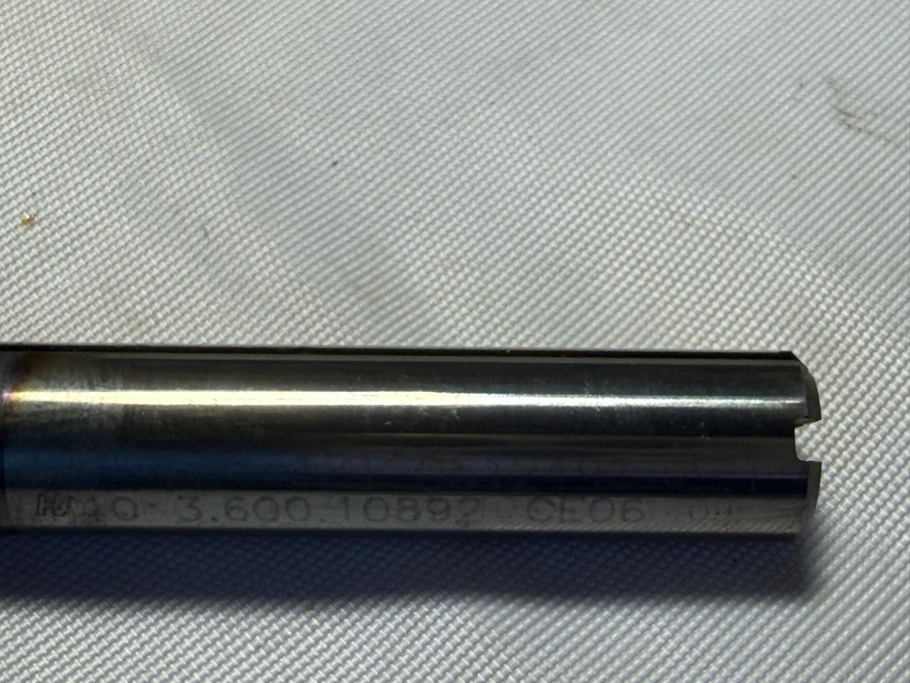 HSS 13.6mm Chucking Machine Reamer Straight Flute Precision Cutting Tool 13.600m