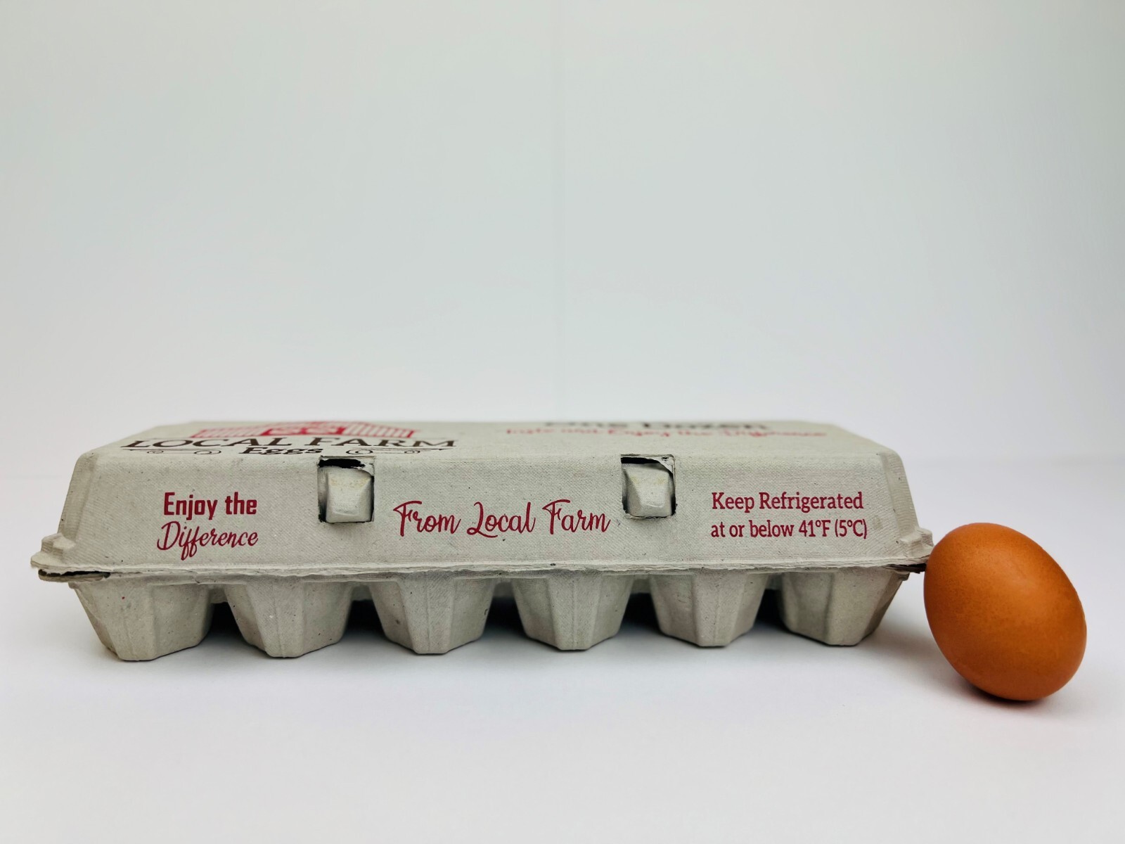 Printed Egg Cartons (Barn) – 100 units