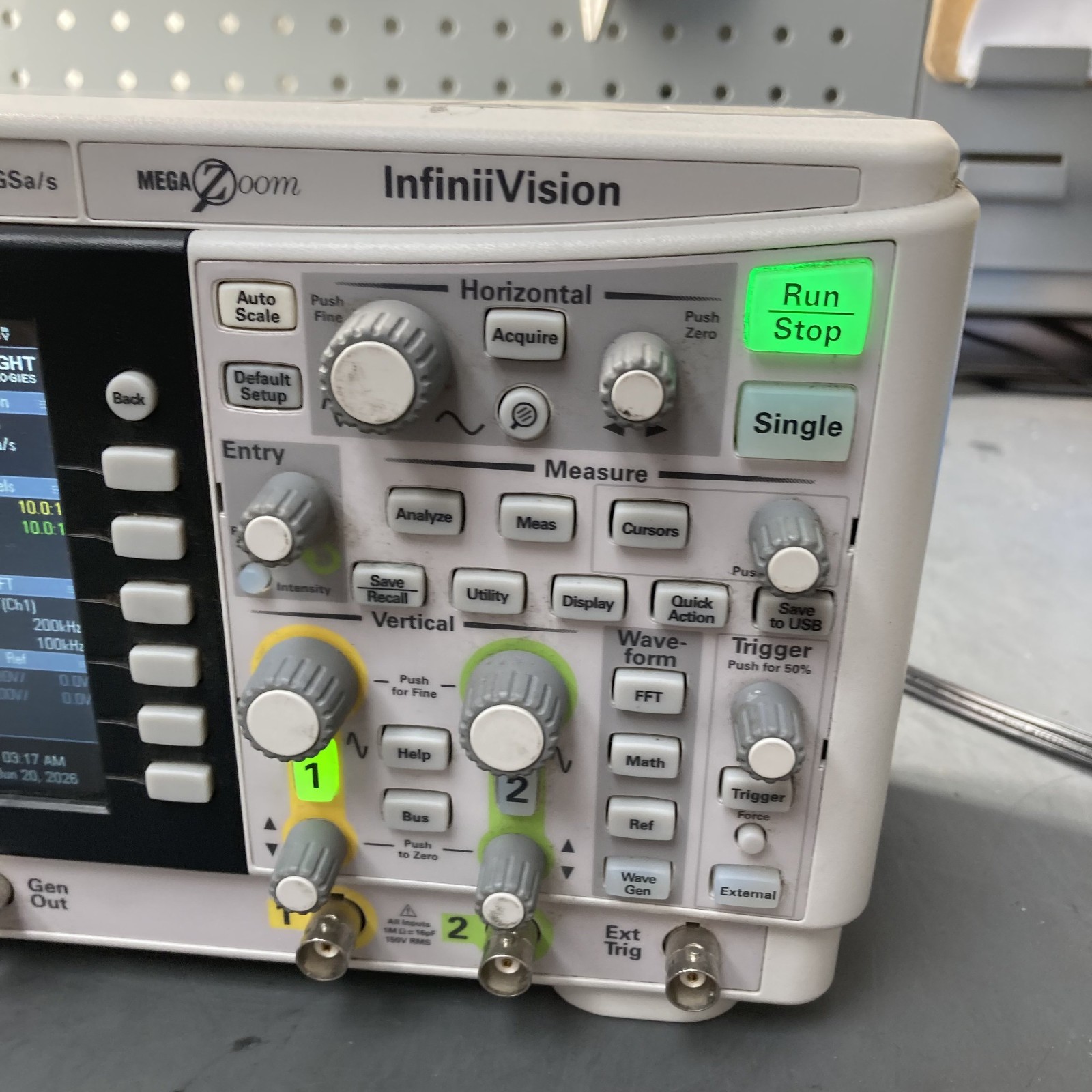 Keysight EDUX1002G Digital Storage Oscilloscope InfiniiVision 50 MHz 2 Channels