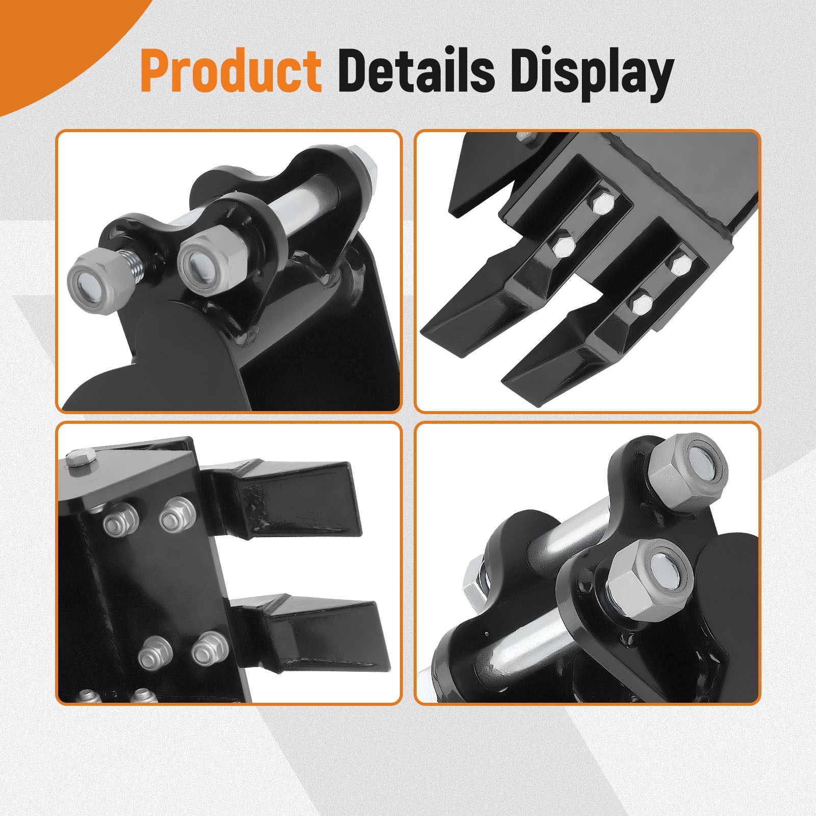 200mm For Mini Excavator Bucket for TYPHON 3 Ton Digger Attachment Pin Dia 25mm