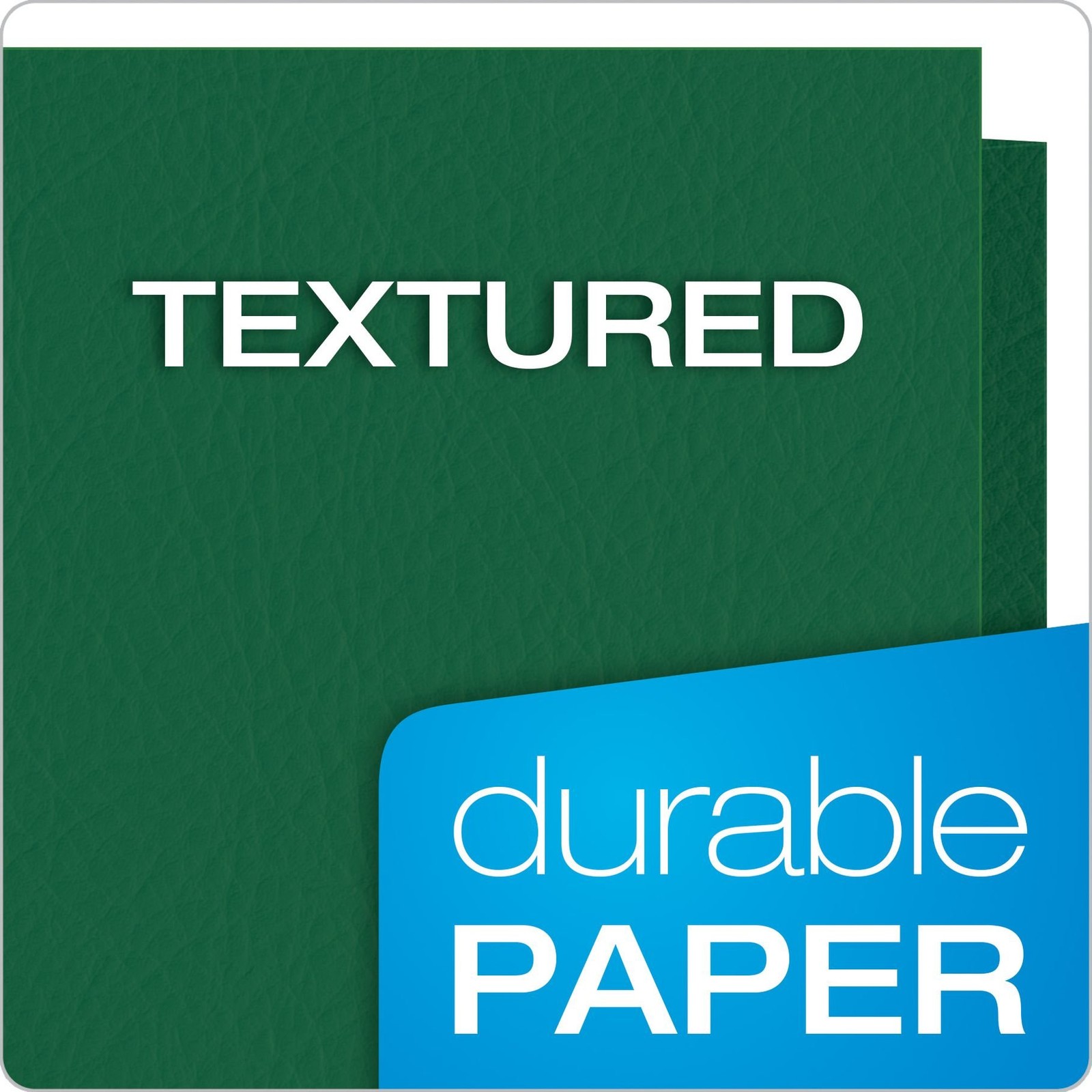 Oxford Twin-Pocket Folders, Textured 25-Count (Pack of 2), Hunter Green