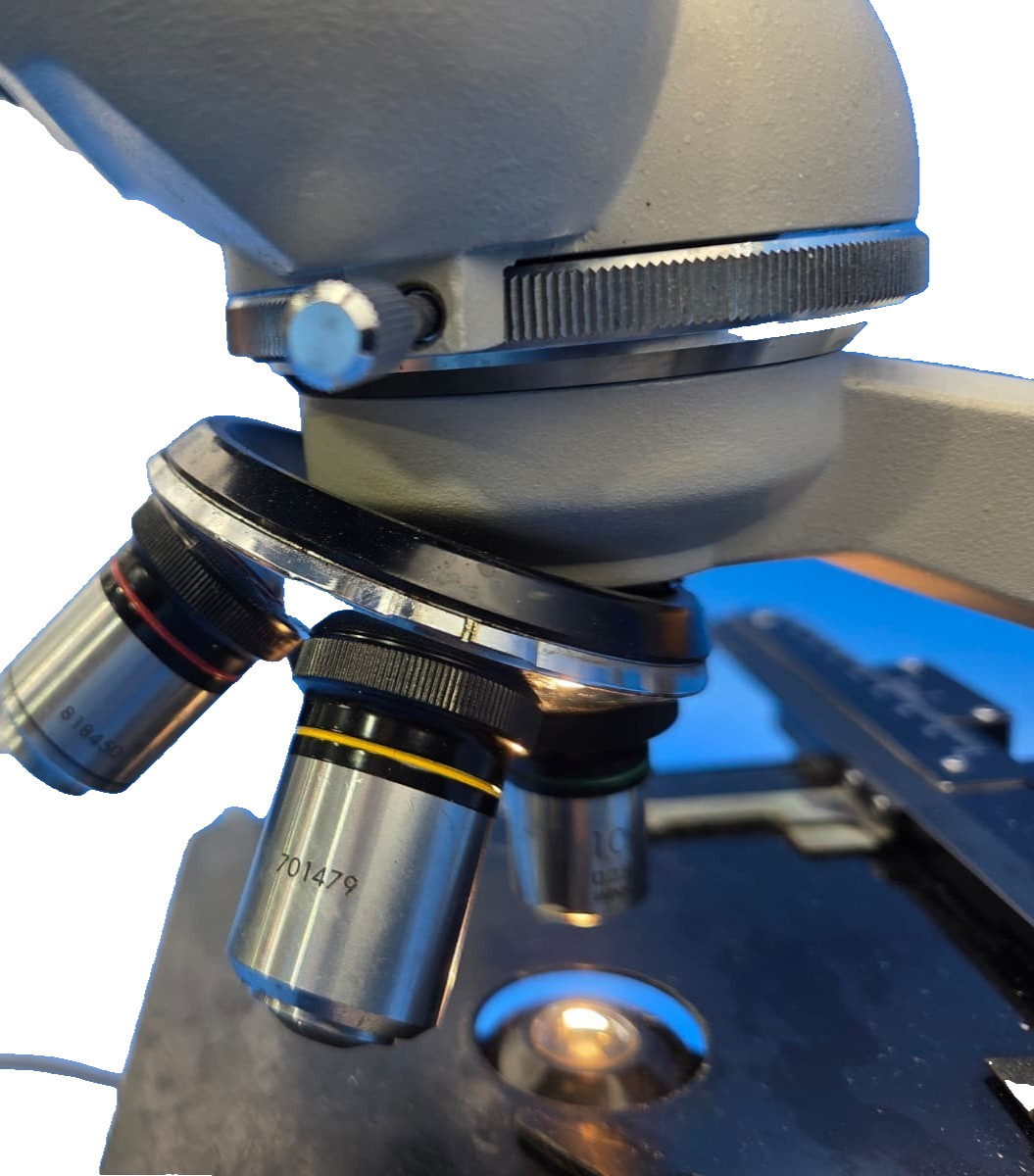 Bausch & Lomb KHS Binocular Microscope with 4 Objectives 4x,10x,40x,100x