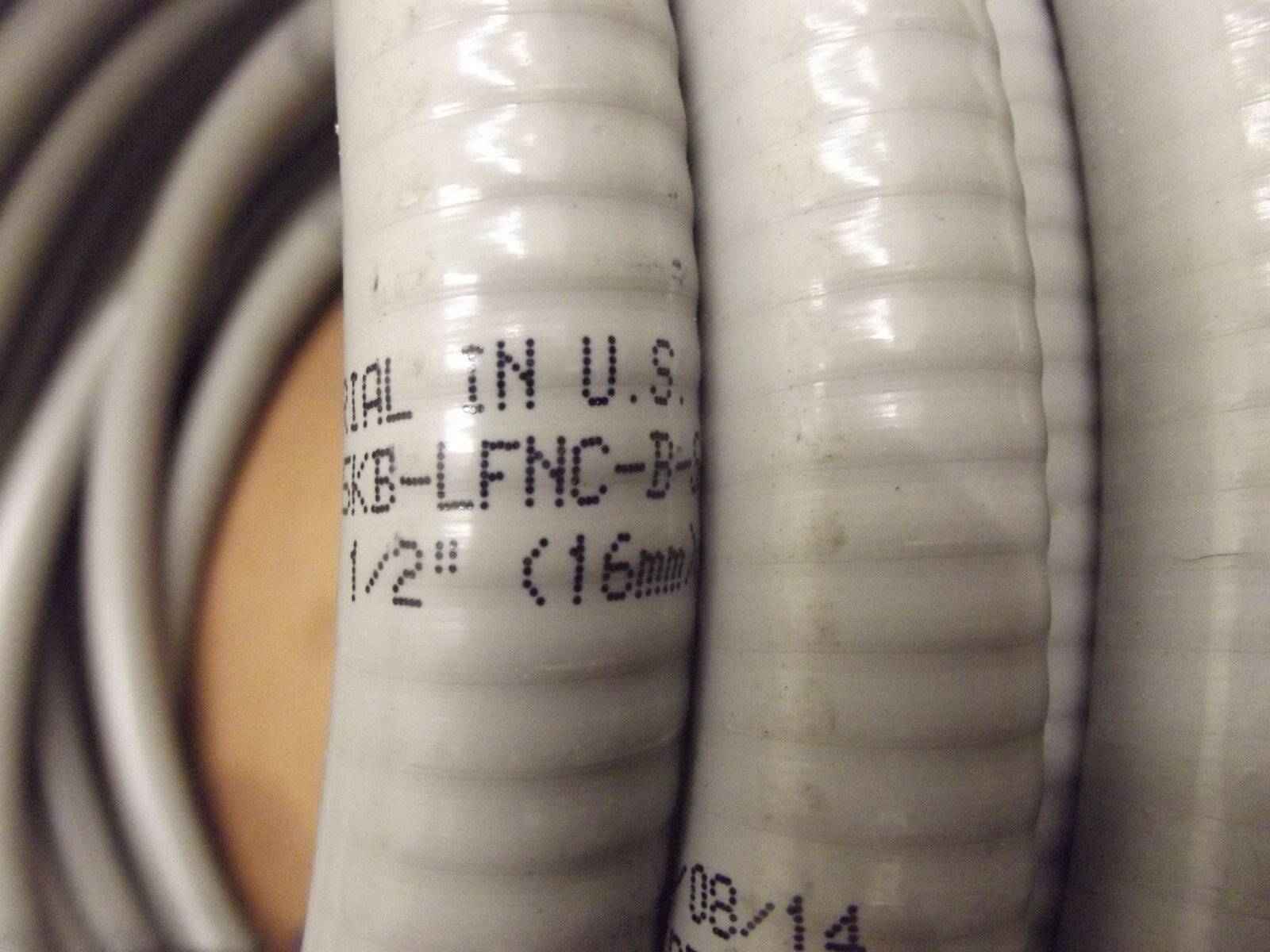 100 Foot By 1/2″ Non-Metallic Flexible Liquid-Tight Conduit Gray BWF NMLT50 UL