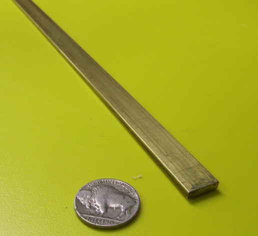 360 Brass Flat Bar 1/8″ Thick x 1/2″ Wide x 60.0″ Length