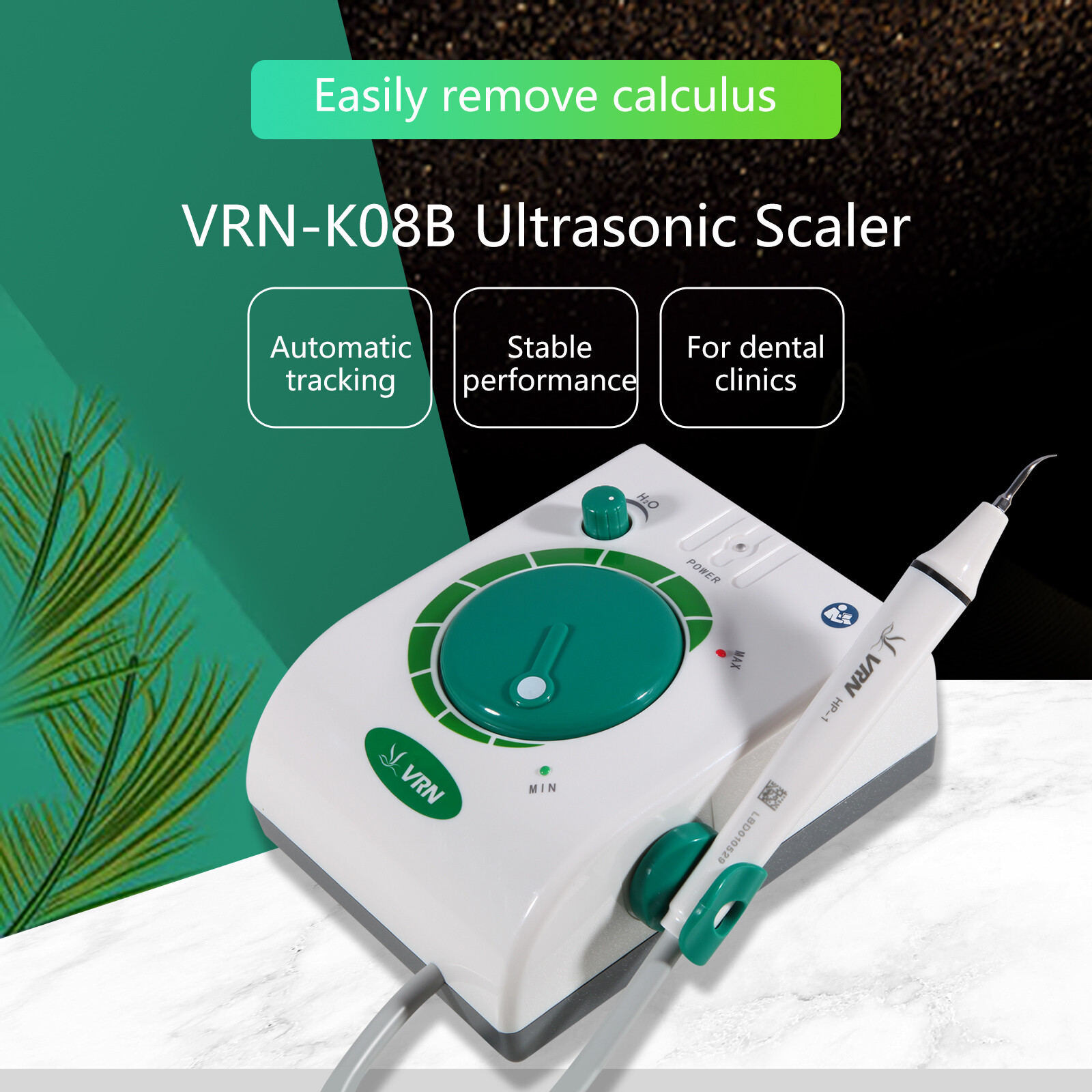 Dental Ultrasonic Scaler Teeth Cleaning Machine Calculus Remover with 5 Tips