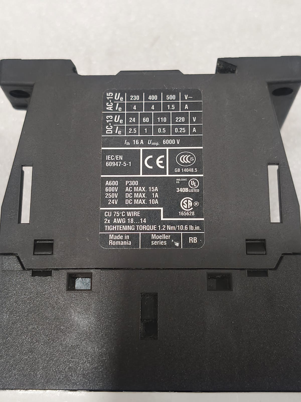 EATON DILA-22 XTRE10B22U CONTROL RELAY 20A 24VAC FAST SHIPPING