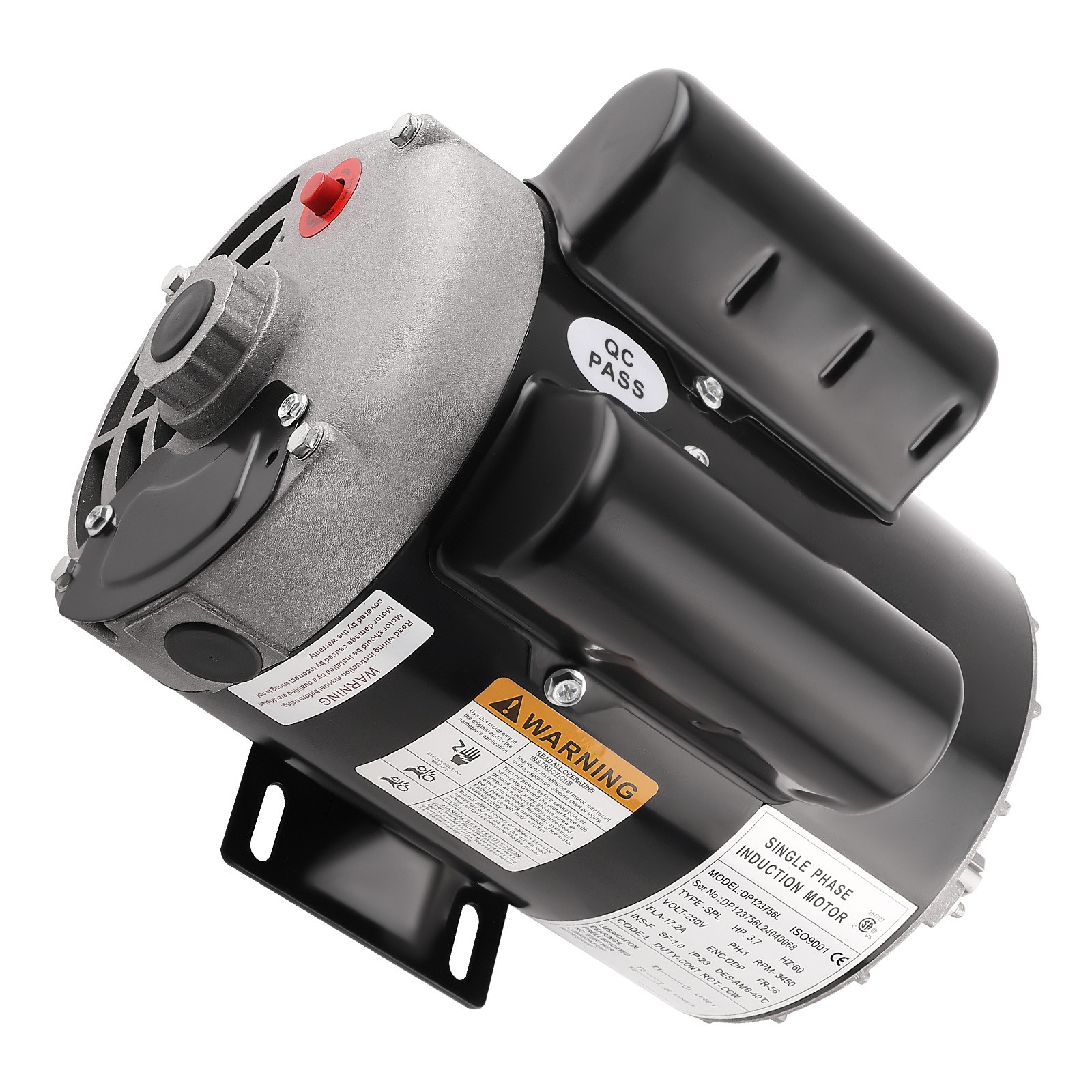 3.7 HP Compressor Duty Motor Replaces Open Drip Proof For General Equipment
