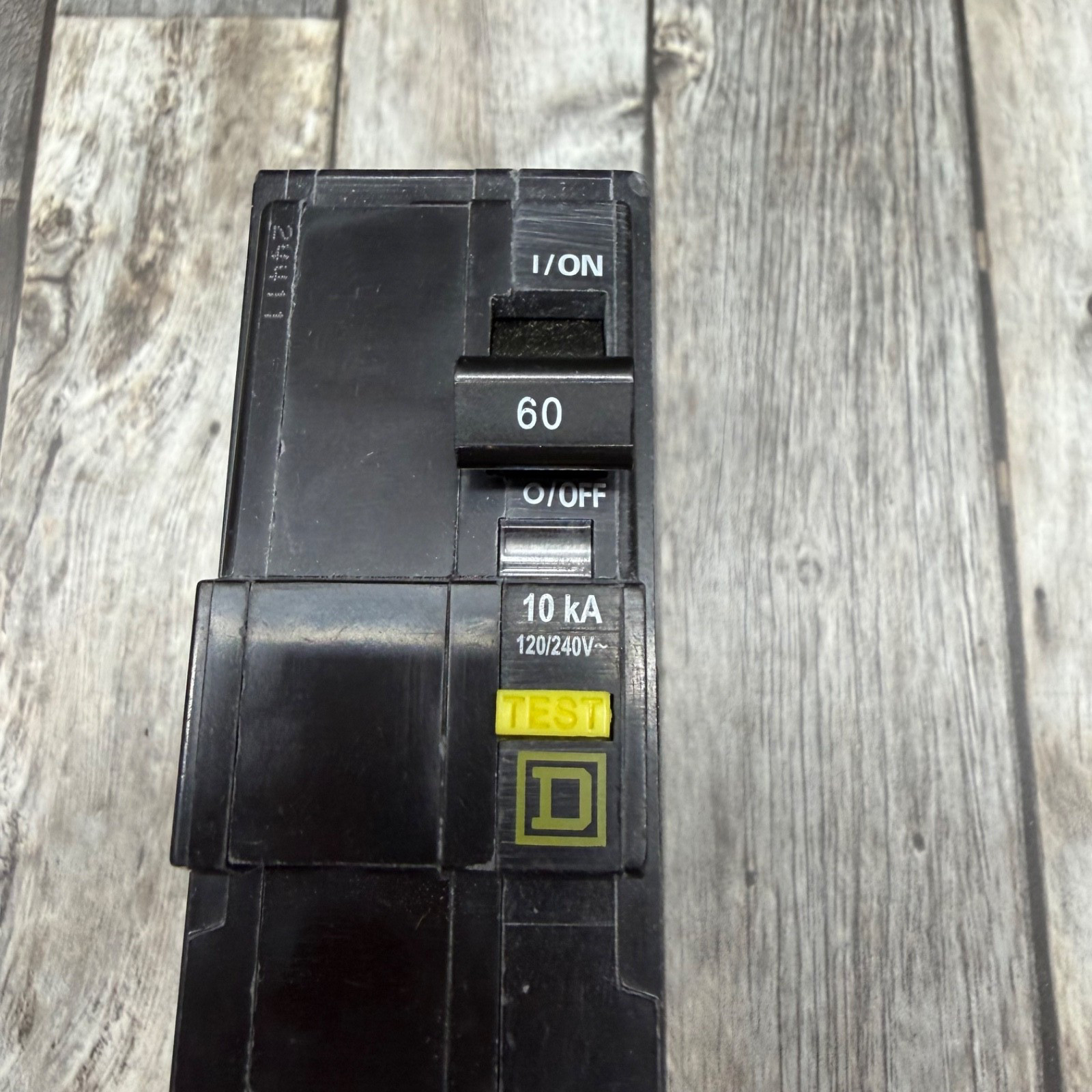 Schneider Square D QO 60-amp 2 Pole GFCI and Circuit Breaker Model #QO260GFICP