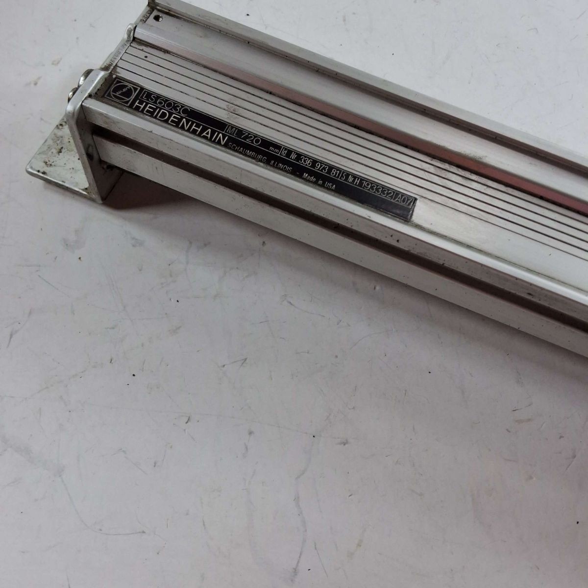 LS603 720MM SCALE HEIDENHAIN HEIDENHAIN LS 603 exposed linear en – USED-UNTESTED