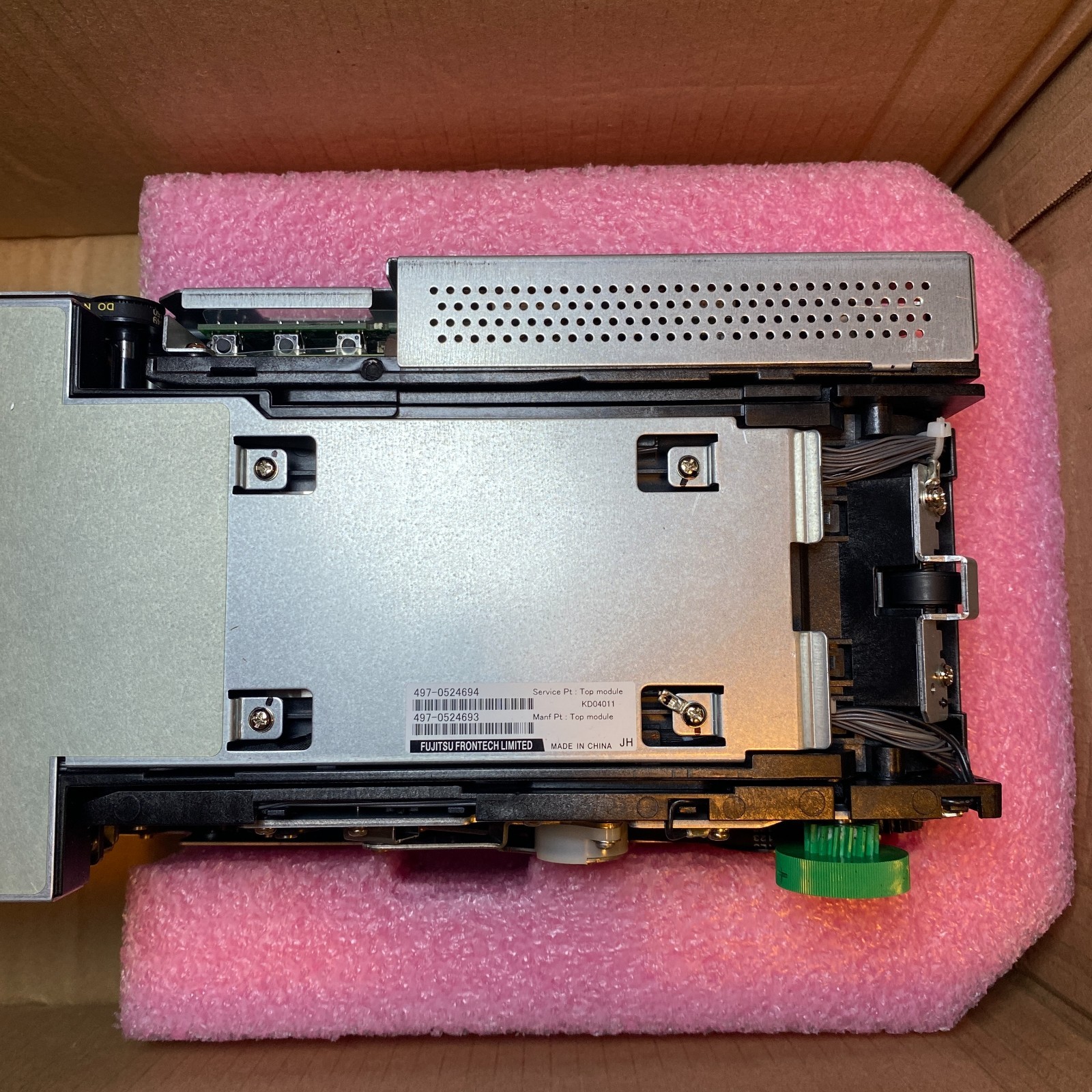 FUJITSU GSR50 Cash Handling Top Module KD04011-C201 – NEW / Open Box