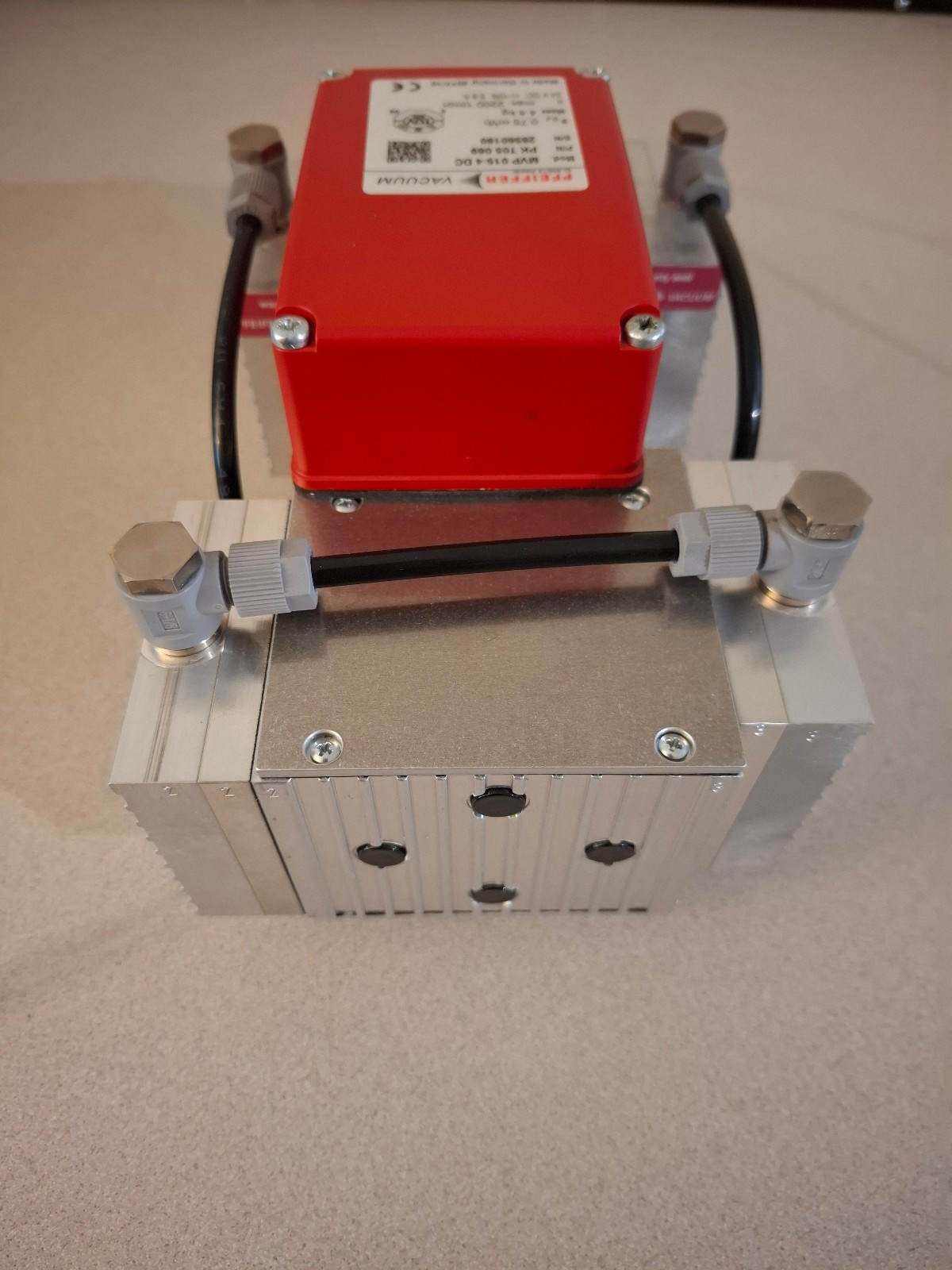 Pfeiffer Vacuum Diaphragm Pump, MVP 015-4 DC, PN#PKT05069, FOR PARTS or REPAIR
