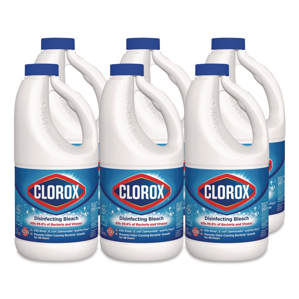 Clorox 32260 43 oz. Bottle Concentrated Regular Disinfecting Bleach (6/CT) New