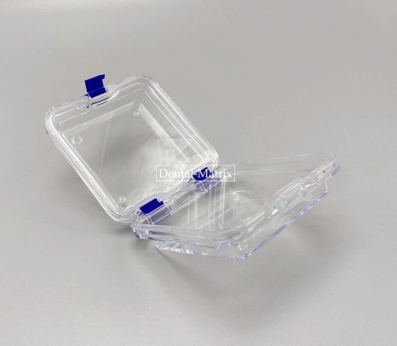 10 Pcs Denture False Teeth Membrane Case Container Hinged Display Box Jewelry