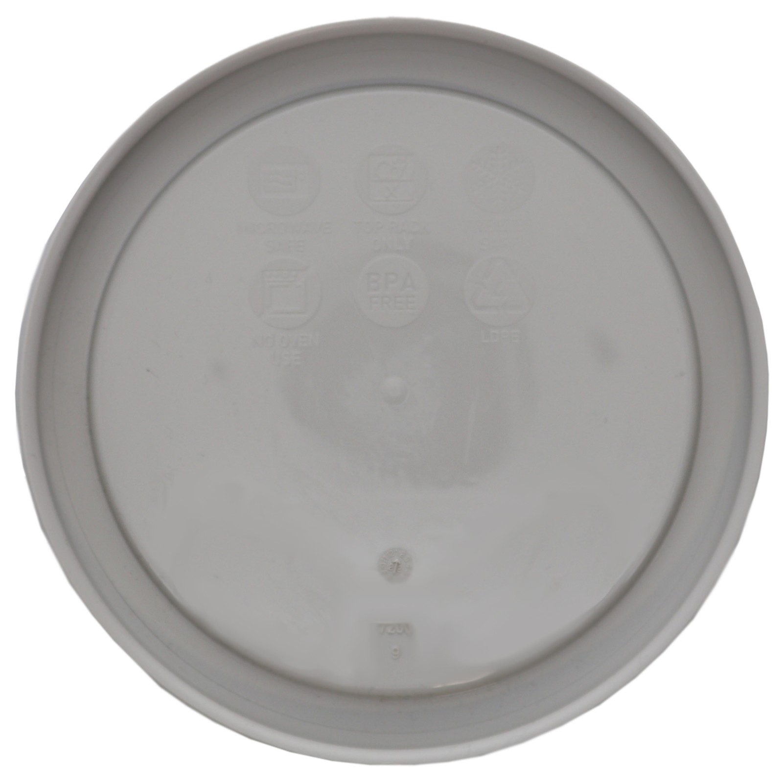 Pyrex 7200-PC 2-Cup Rainstorm Blue Food Storage Replacement Lid Cover (4-Pack)