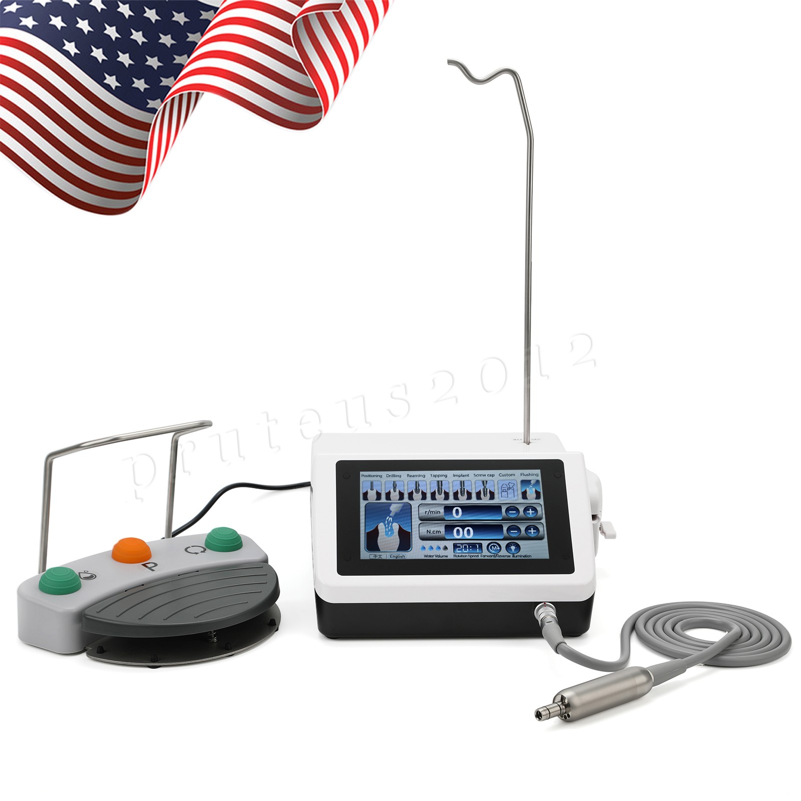 USA Dental LED E-generator High Speed Handpiece Fiber Optic 4 Holes NSK Style