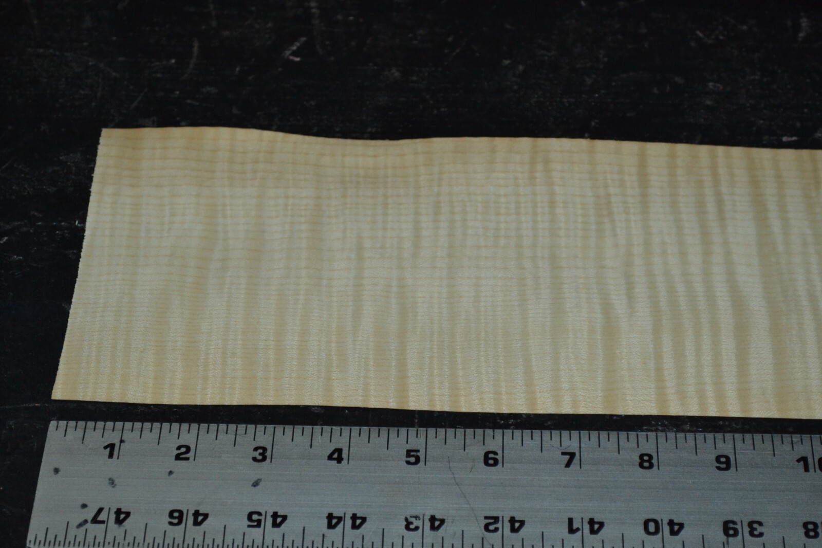 Curly Maple Raw Wood Veneer Sheet 4.5 x 40 inches 1/42nd 4669-43