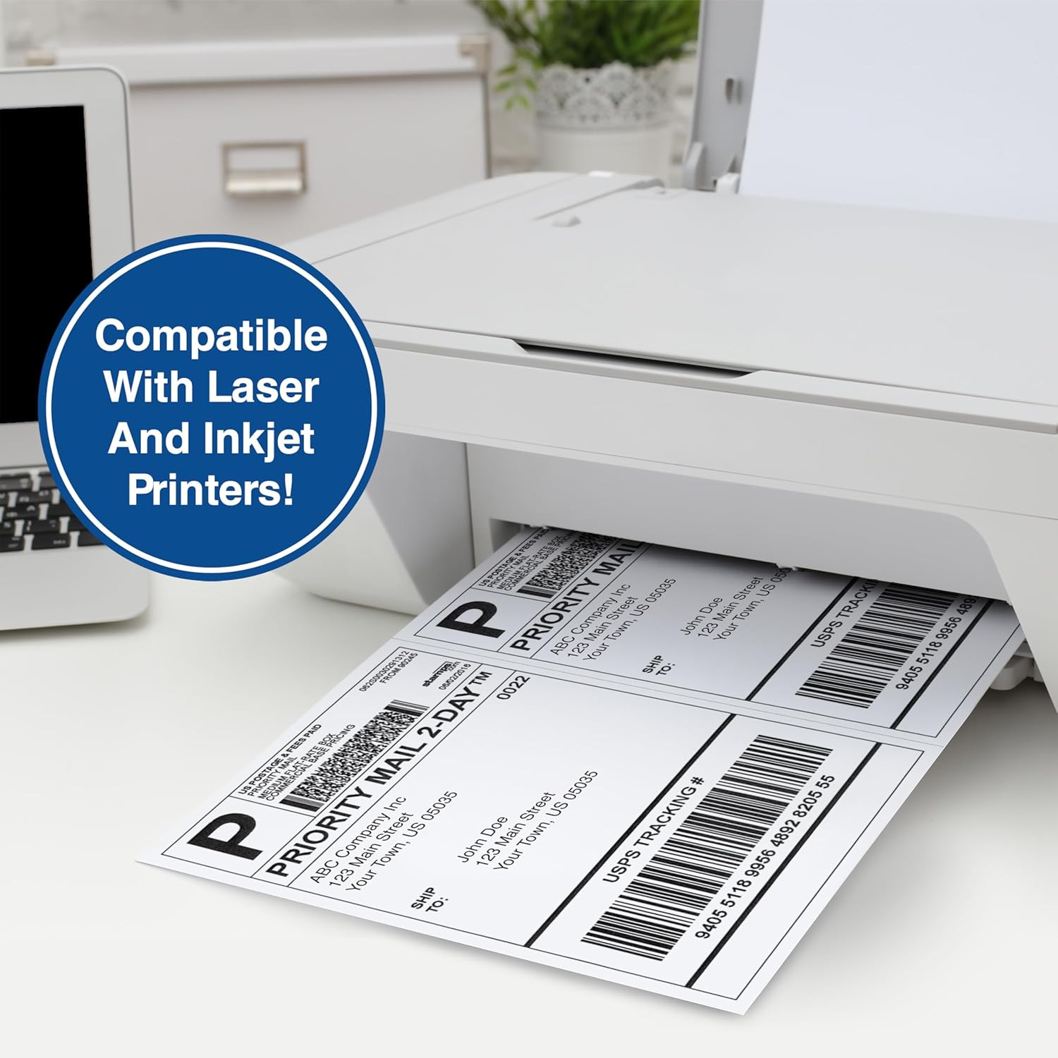 Professional Perforated Paper, 500 Sheets, 2 Part Perf