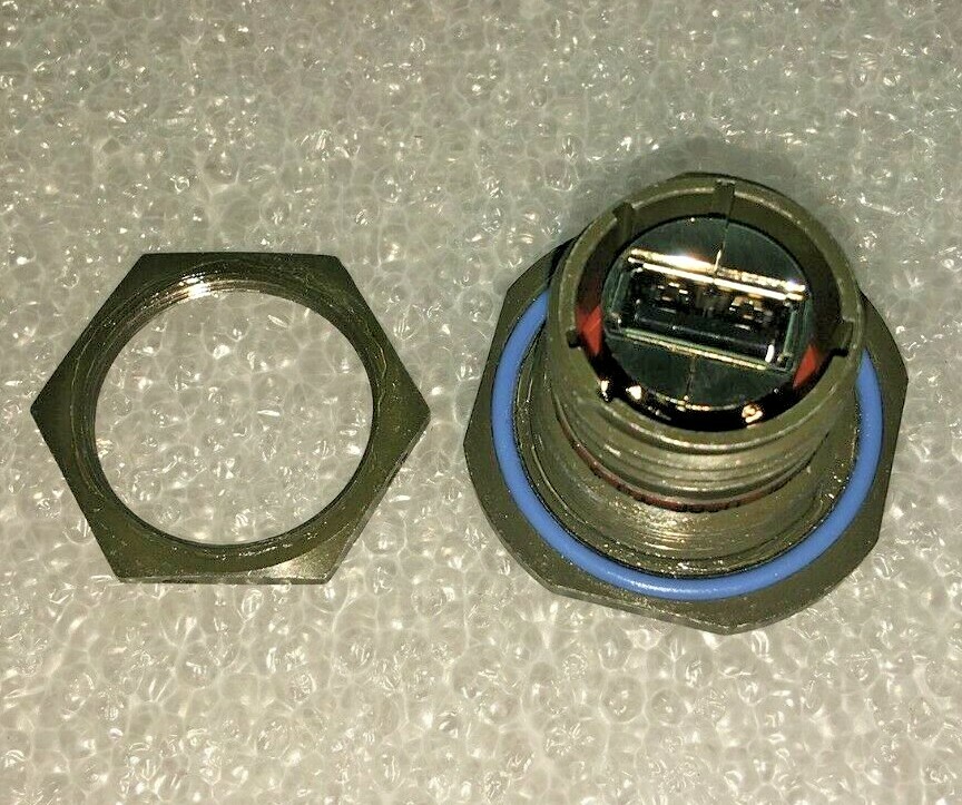 USBFTV71G, AMPHENOL, ADAPTER USB A RCPT TO USB A RCPT