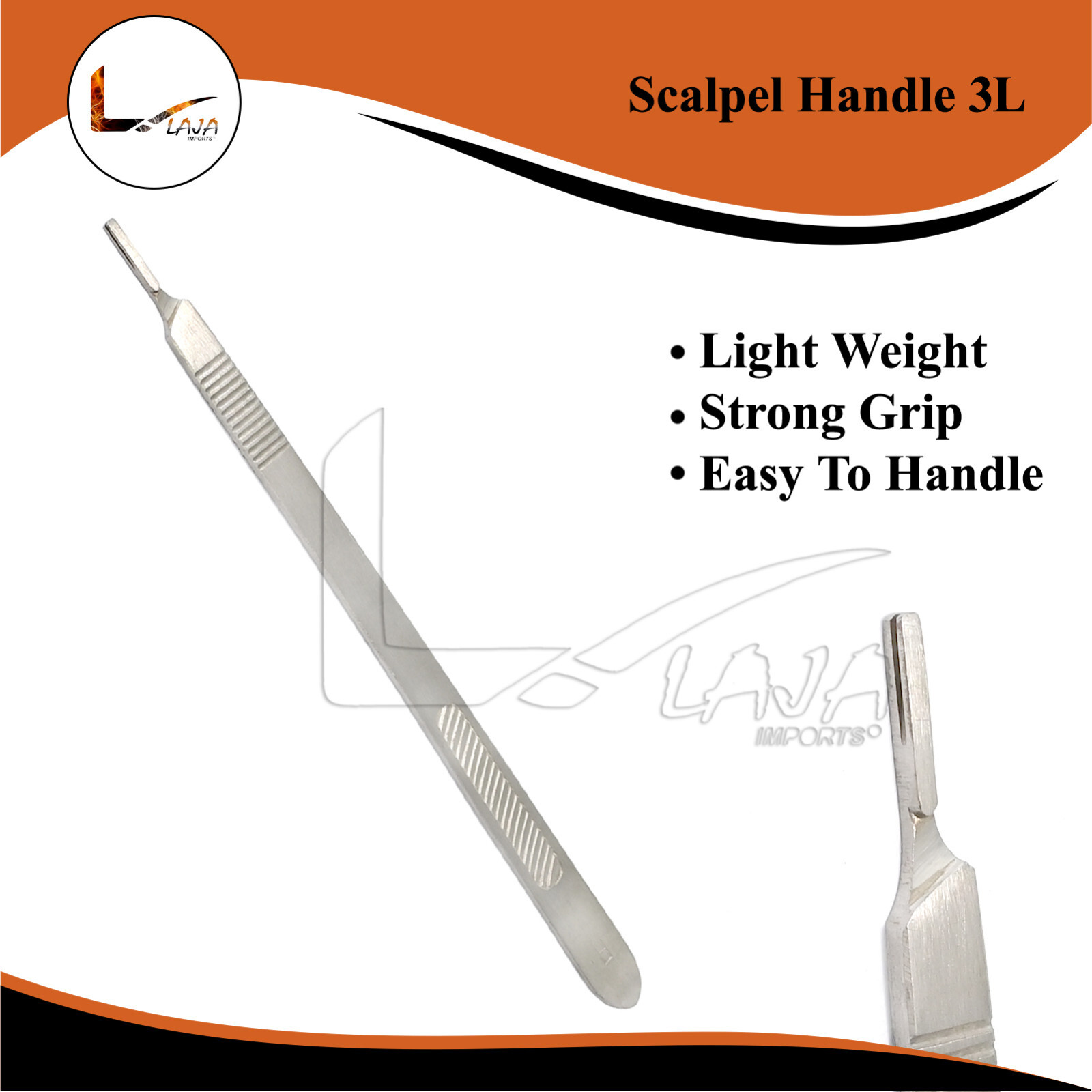 Bard Parker Scalpel Handle No. 3L 21.5 cm – 8 1/2» OR Grade Surgical Instrumen