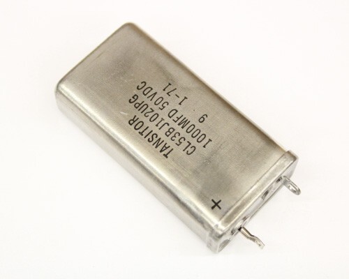 CL53BJ102UPG TANSITOR CAPACITOR 1,000UF 50V TANTALUM FOIL RADIAL