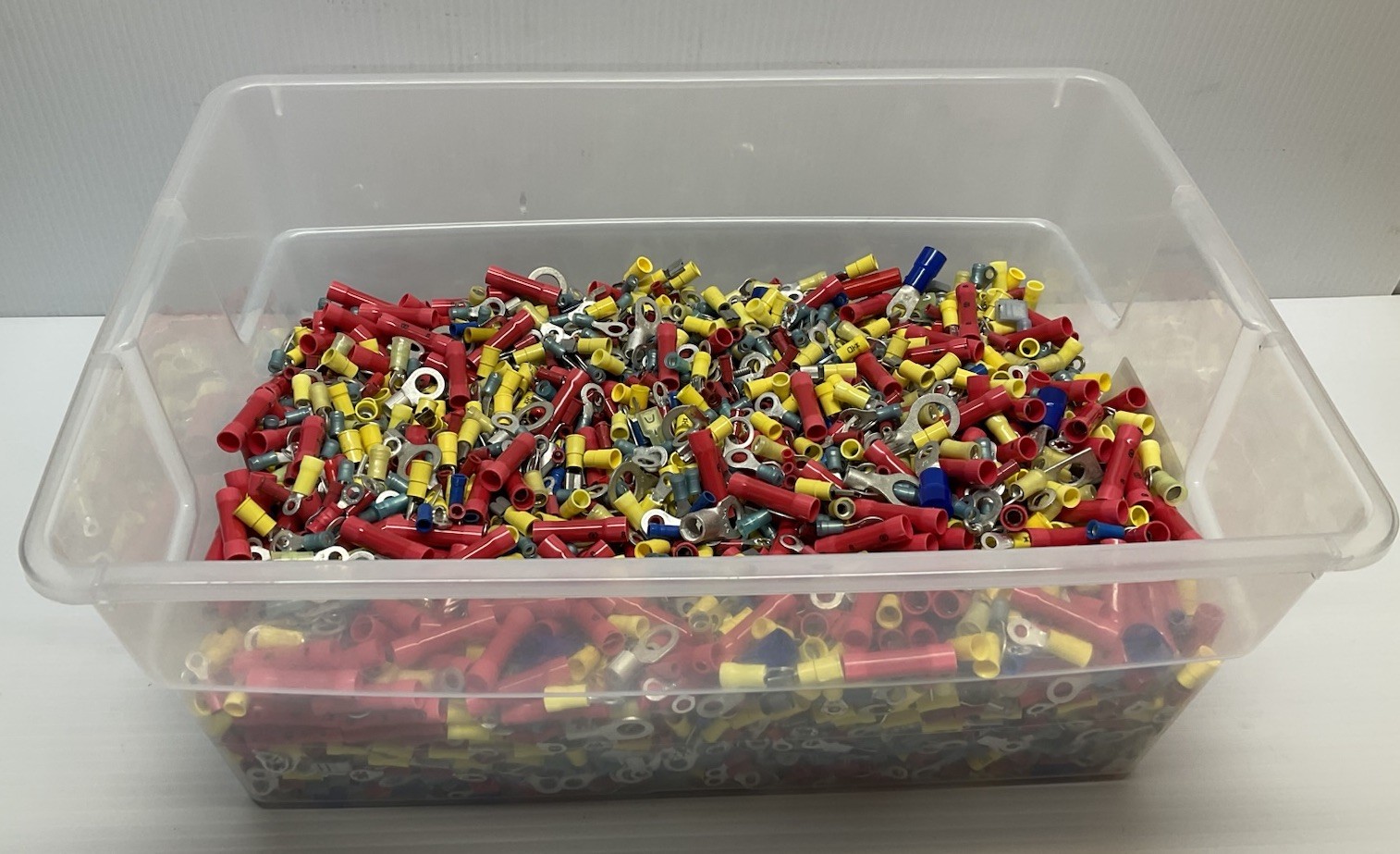 21 lb Lot Of Mixed Wire Terminal Connectors – 3M, Panduit, Molex, Voltrex, Etc.