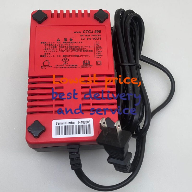 NEW SNAP-ON CTC596 CTC-596 Battery Charger Input AC 120V,Output 7.2v-9.6v