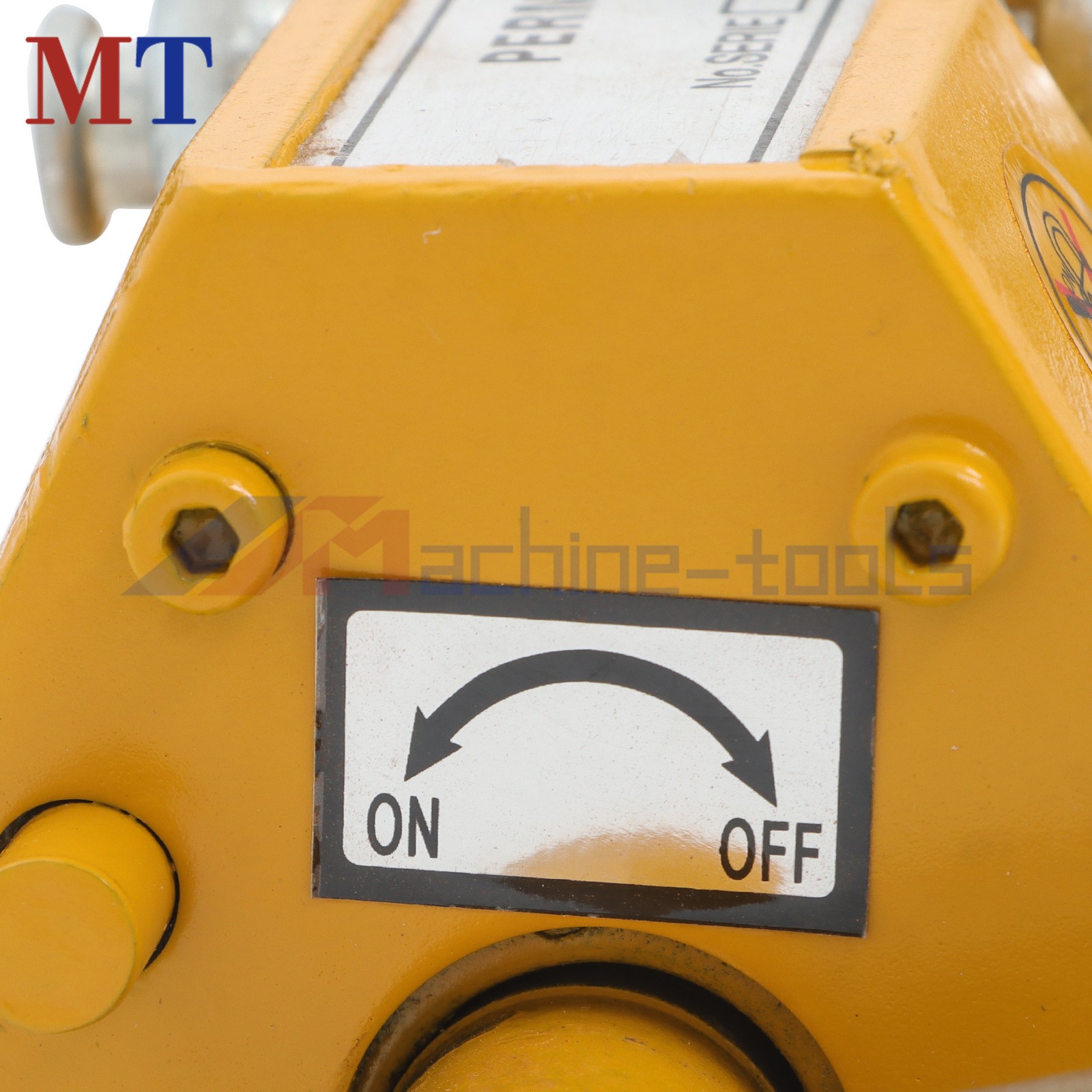 Permanent Magnetic Lifter 440 lbs/200 kg Capacity Yellow Lifting Magnet