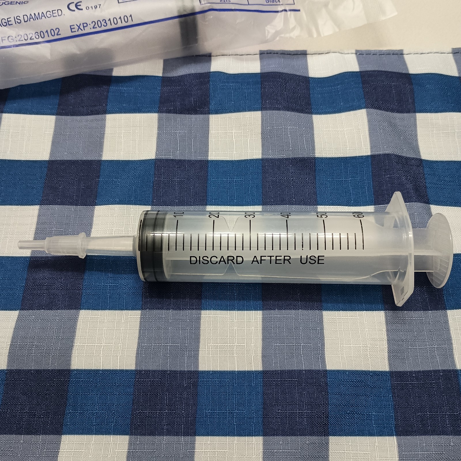 Lot Of 9 Disposable Syringes 60 ML/CC Sterile Single Use Labs & Dispensing