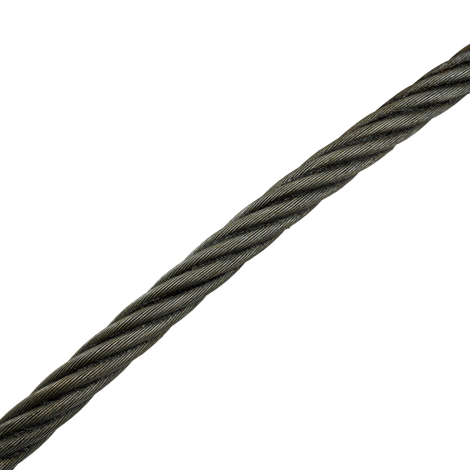 Winch Cable Steel Core Wire Rope /9/16″ Dia. 16inx100FT 4409lb for Truck Towing~