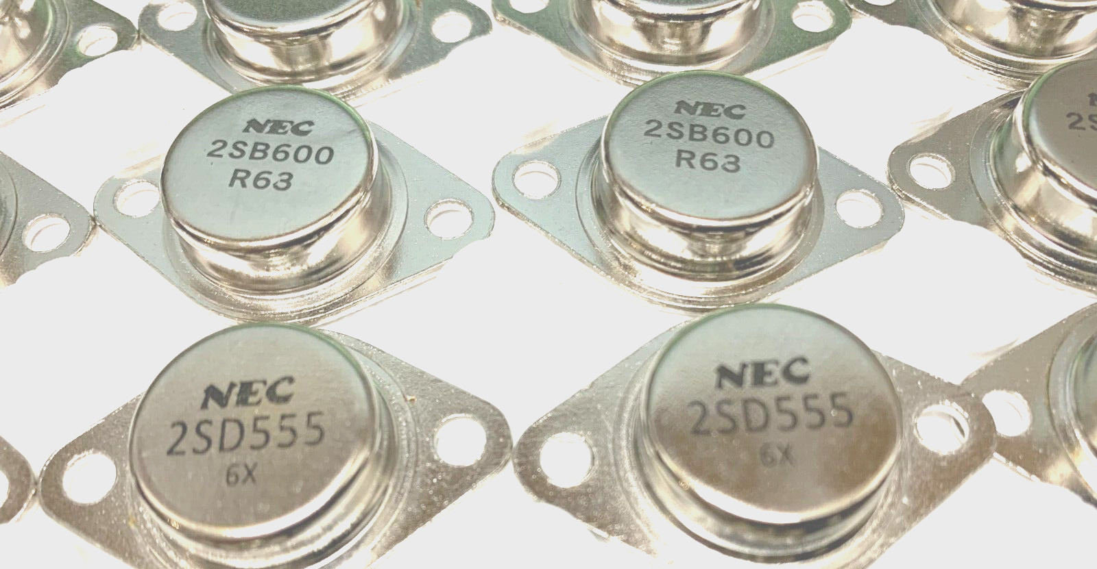1 Pair | 2SB600 + 2SD555 200V 15A 200W 4MHz TO-3 New Original NEC