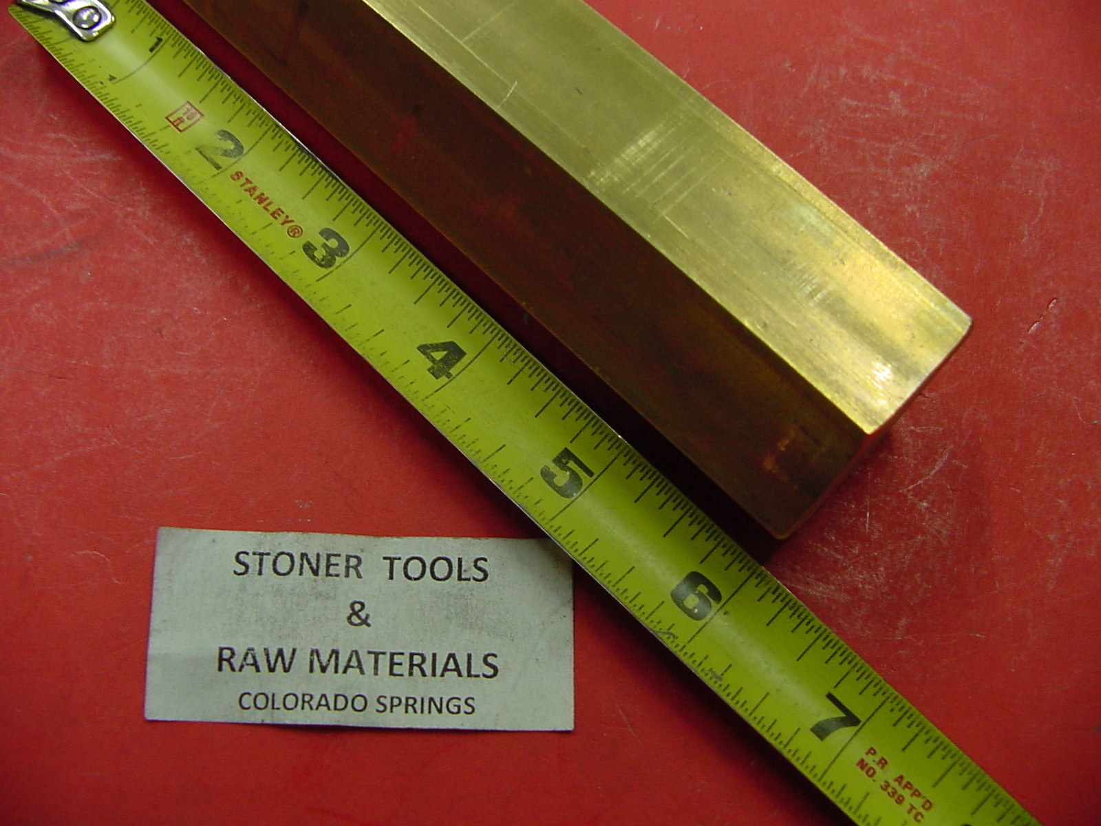 1-1/2″ C360 BRASS HEX BAR 6″ long New Lathe Bar Stock 1.50″ Hex 1/2 Hard