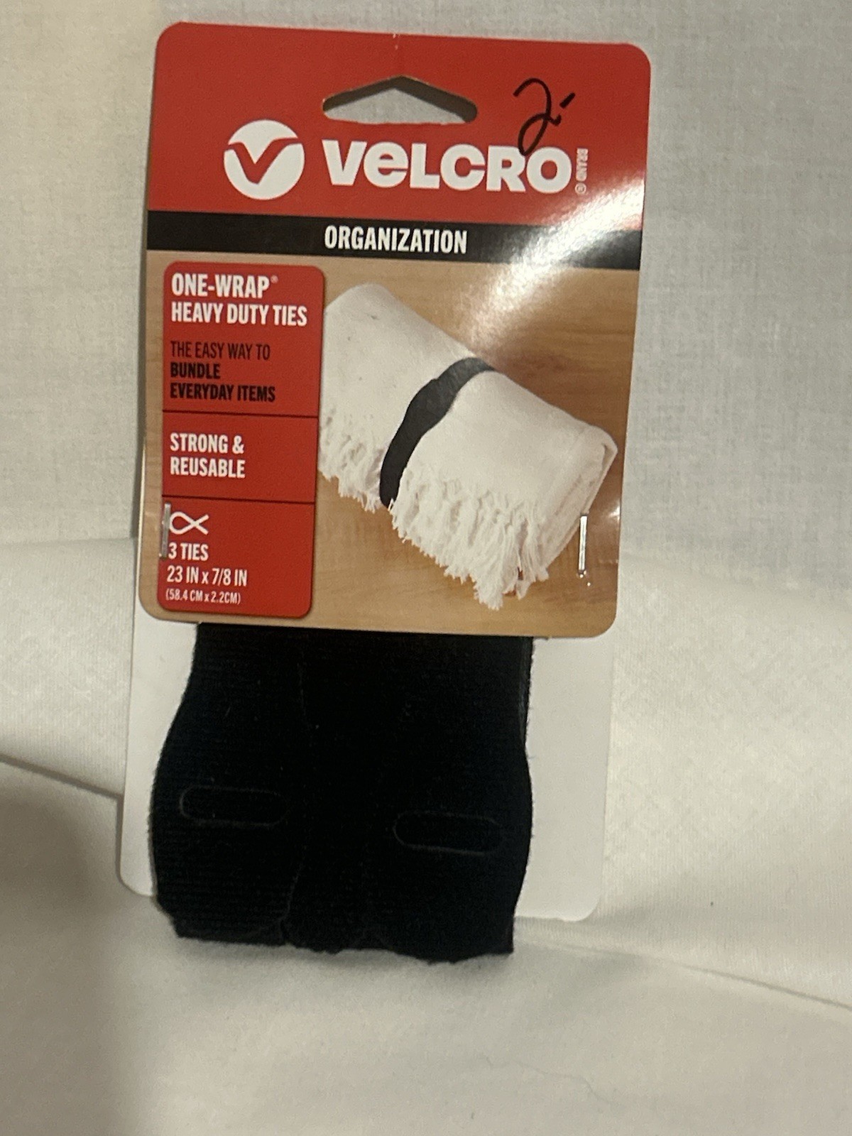 Lot Of FIVE VELCRO Brand ONE-WRAP Medium Nylon Strap 23 in. L 3 pk