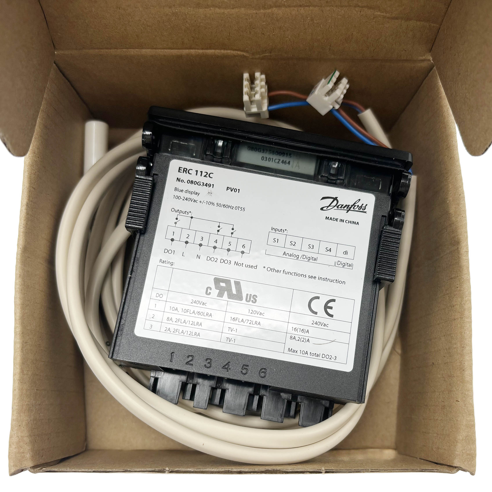 080G3206 DANFOSS ERC 112C Control Was Replaced By 080G3491 100V-240VAC 50/60Hz