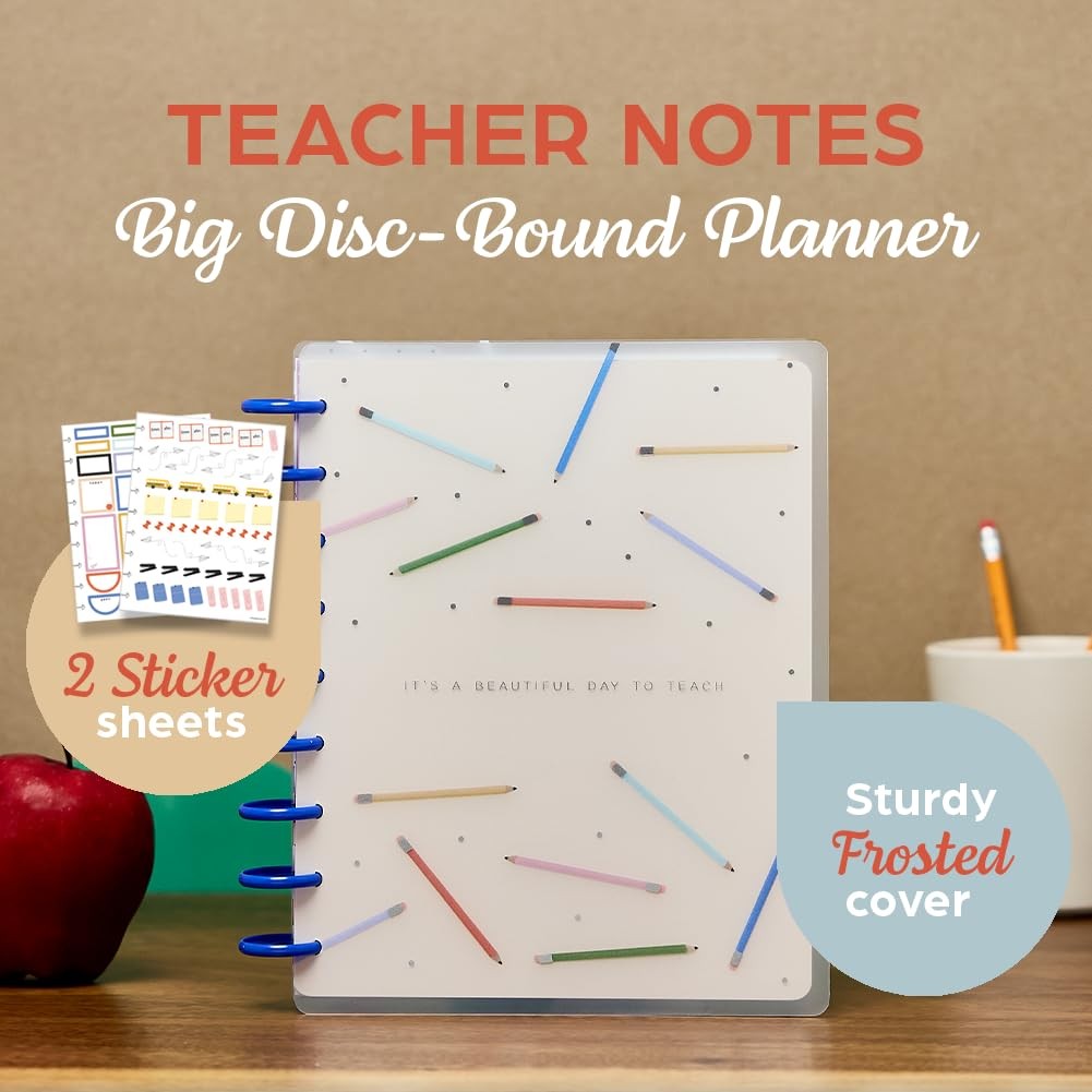 Disc Bound Planner July 2026 June 2027 Classic Size Teacher Notes 2026-2027