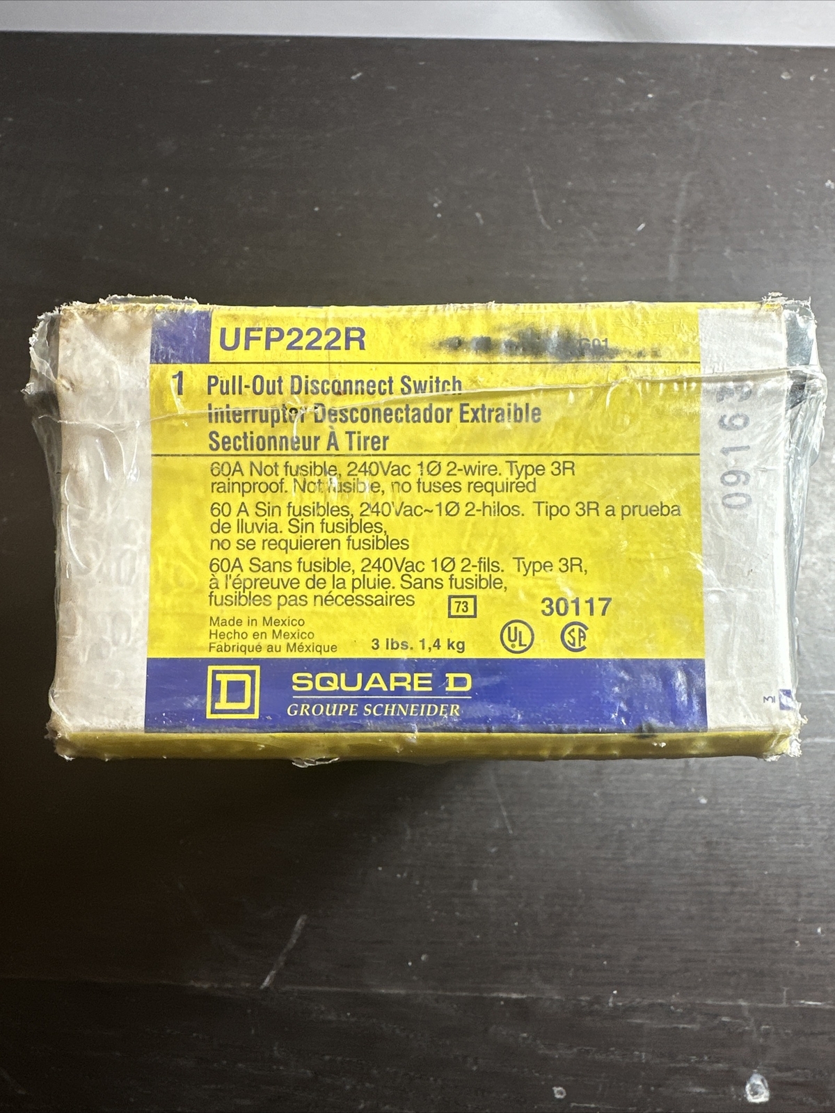 SCHNEIDER ELECTRIC UFP222R / 60 Amp (BRAND NEW)