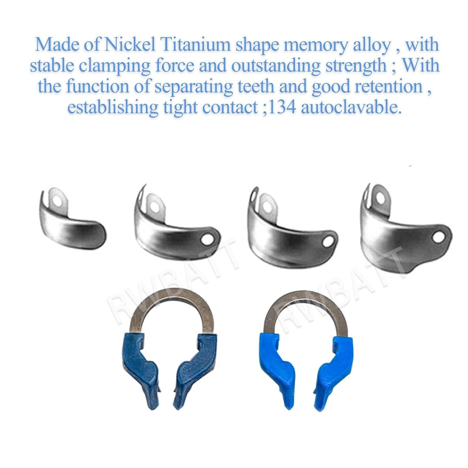 Dental Matrix Bands Ring Sectional Matrice Clamp Wedge C3 Fit Palodent V3 System