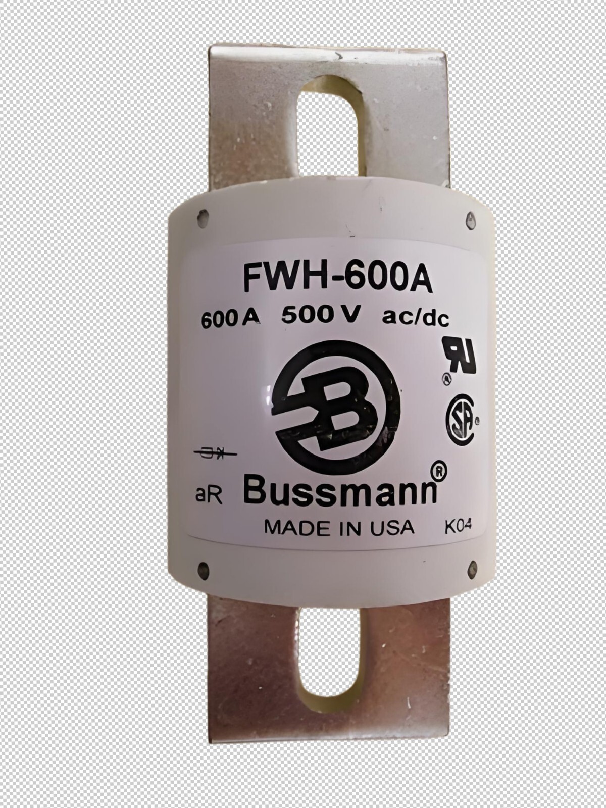 Semiconductor fuse FWH-500A 500V 500A, in stock next day delivery