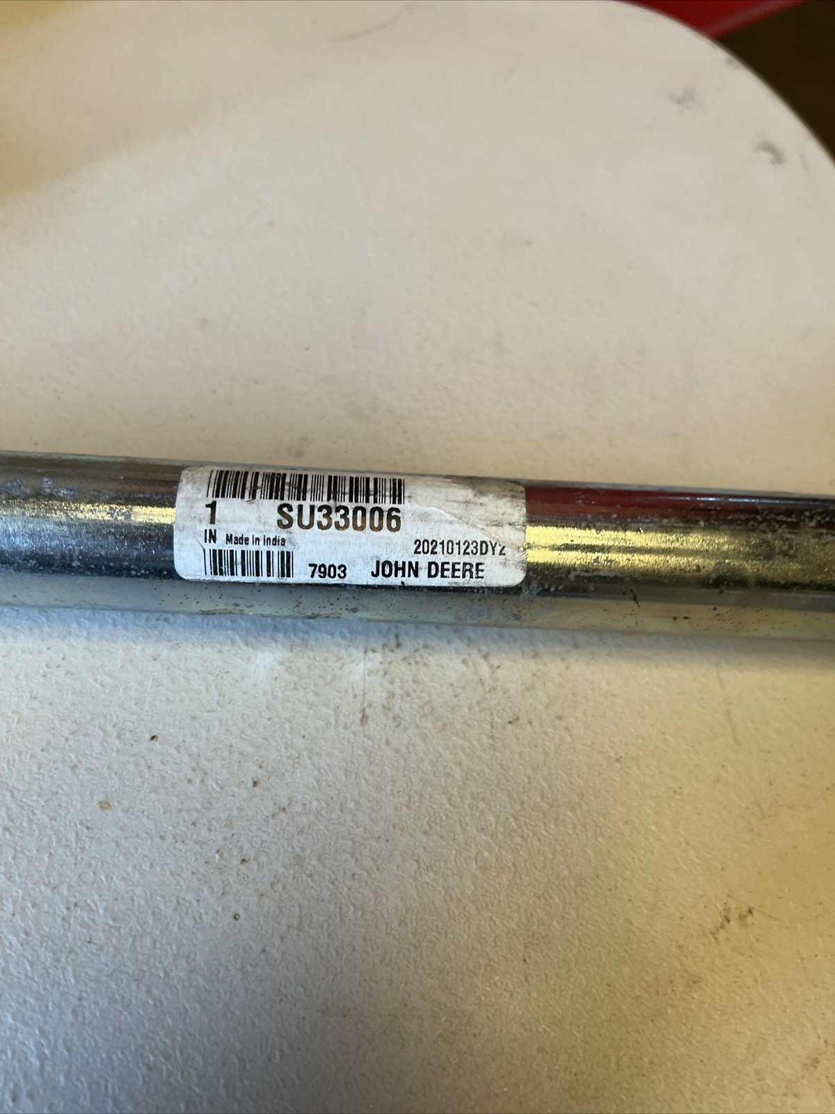 John Deere SU33006 Front Support Drilled Pin Fastener