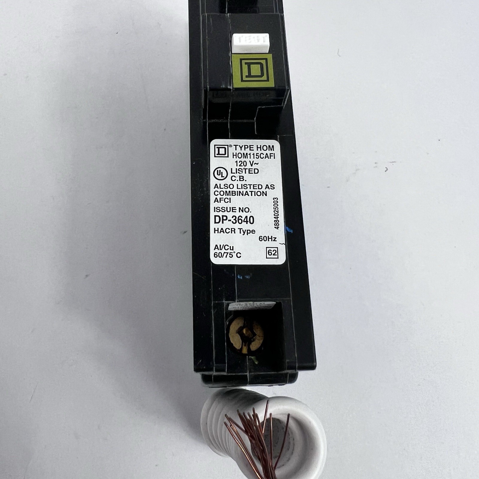 New Square D HOM115CAFI Circuit Breaker & Arc-fault Circuit Interrupter