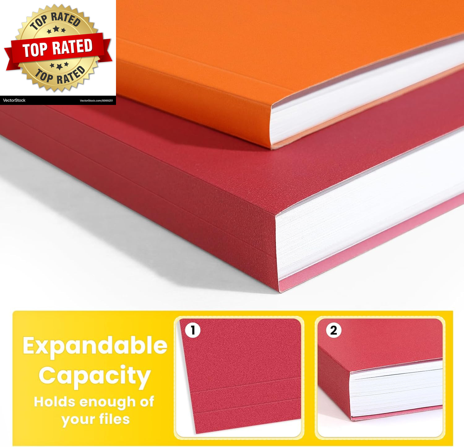 File Folders, 30 Pack Manilla Folders 8.5 X 11, Colored File Folders Home Office