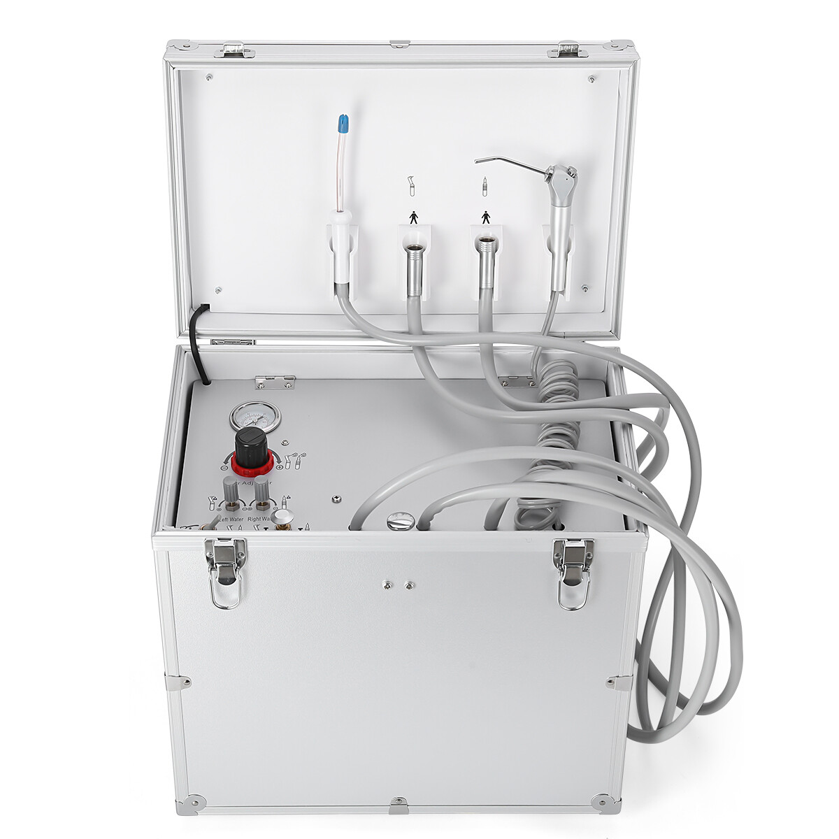 Portable Dental Delivery Unit 4 Holes Air Compressor Suction Unit / Dental Chair
